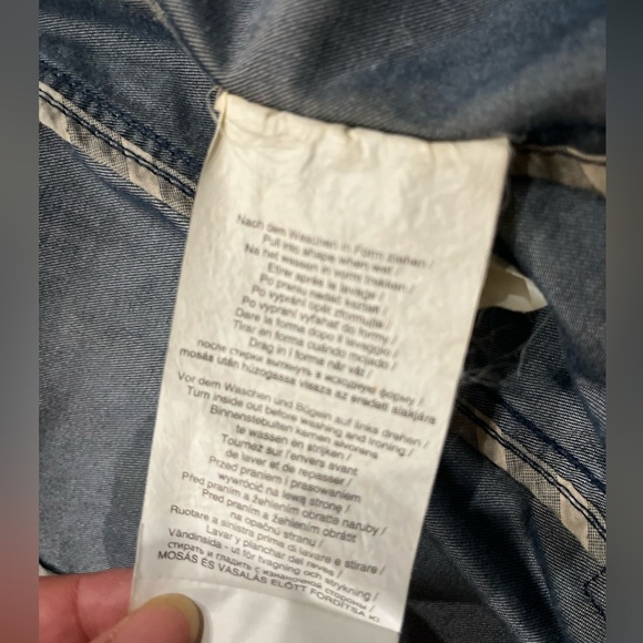 [S] Khujo Bleached parka with Hoodie in Tie Dye denim blue - Picture 14 of 15